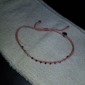 Pink Pura Vida Studded Ankle Bracelet Anklet